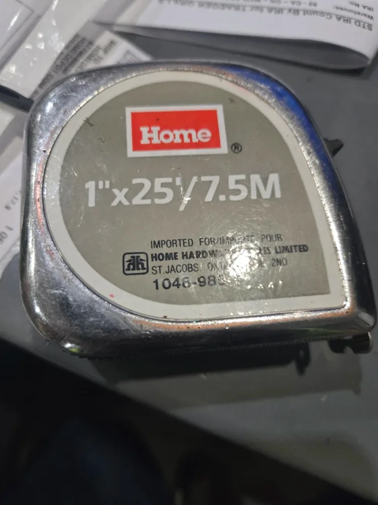 Home 1"x25'/7.5M Tape Measure