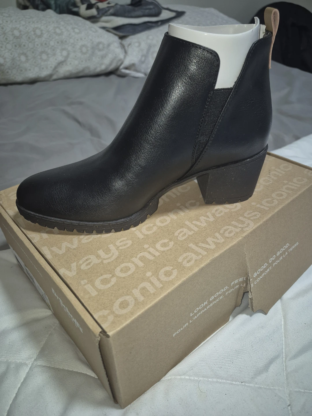 Dr. Scholl's London Black Ankle Boots - Size 6.5 - photo 4