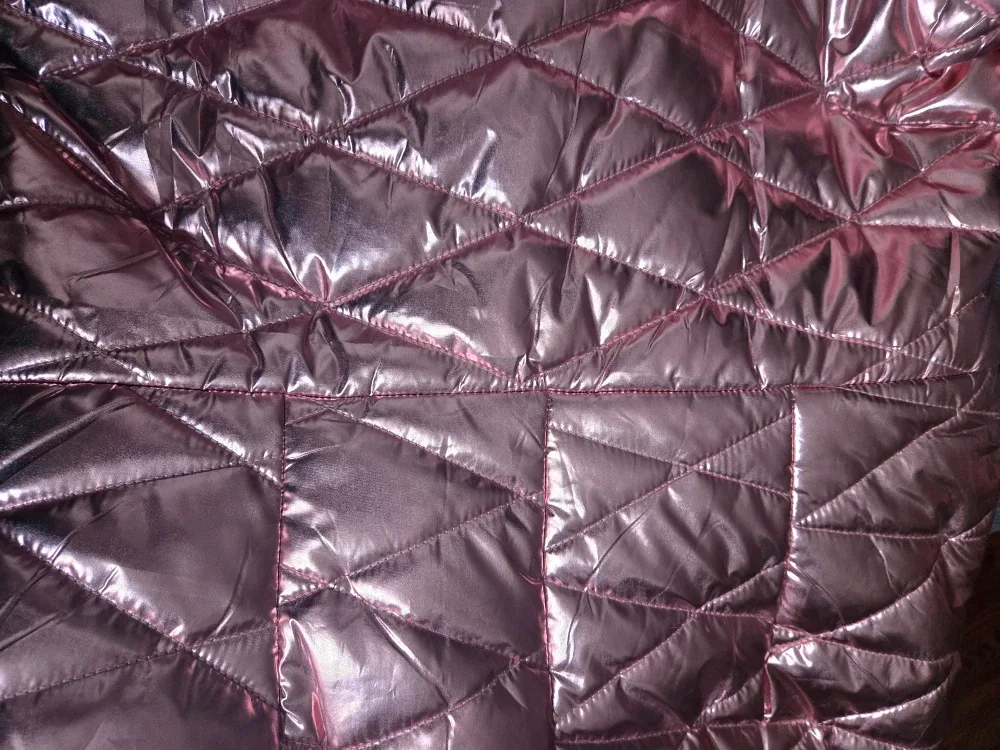 Rose Gold Padded Snowsuit with Fur Hood image indicator(5)