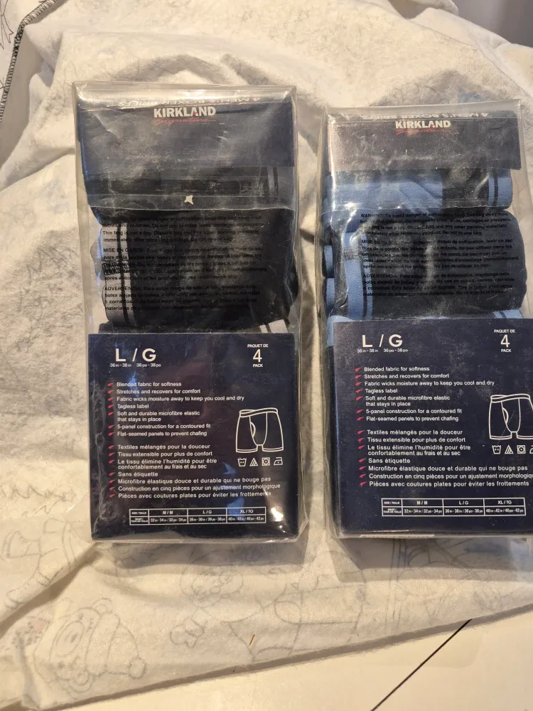 Kirkland Men's Boxer Briefs - Size L/G - 4 Pack image indicator(2)