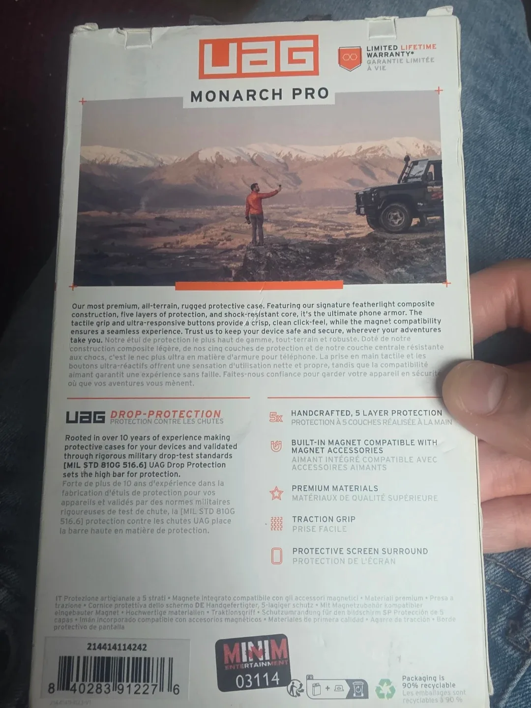 UAG Monarch Pro Samsung Galaxy S24+ Case image indicator(2)