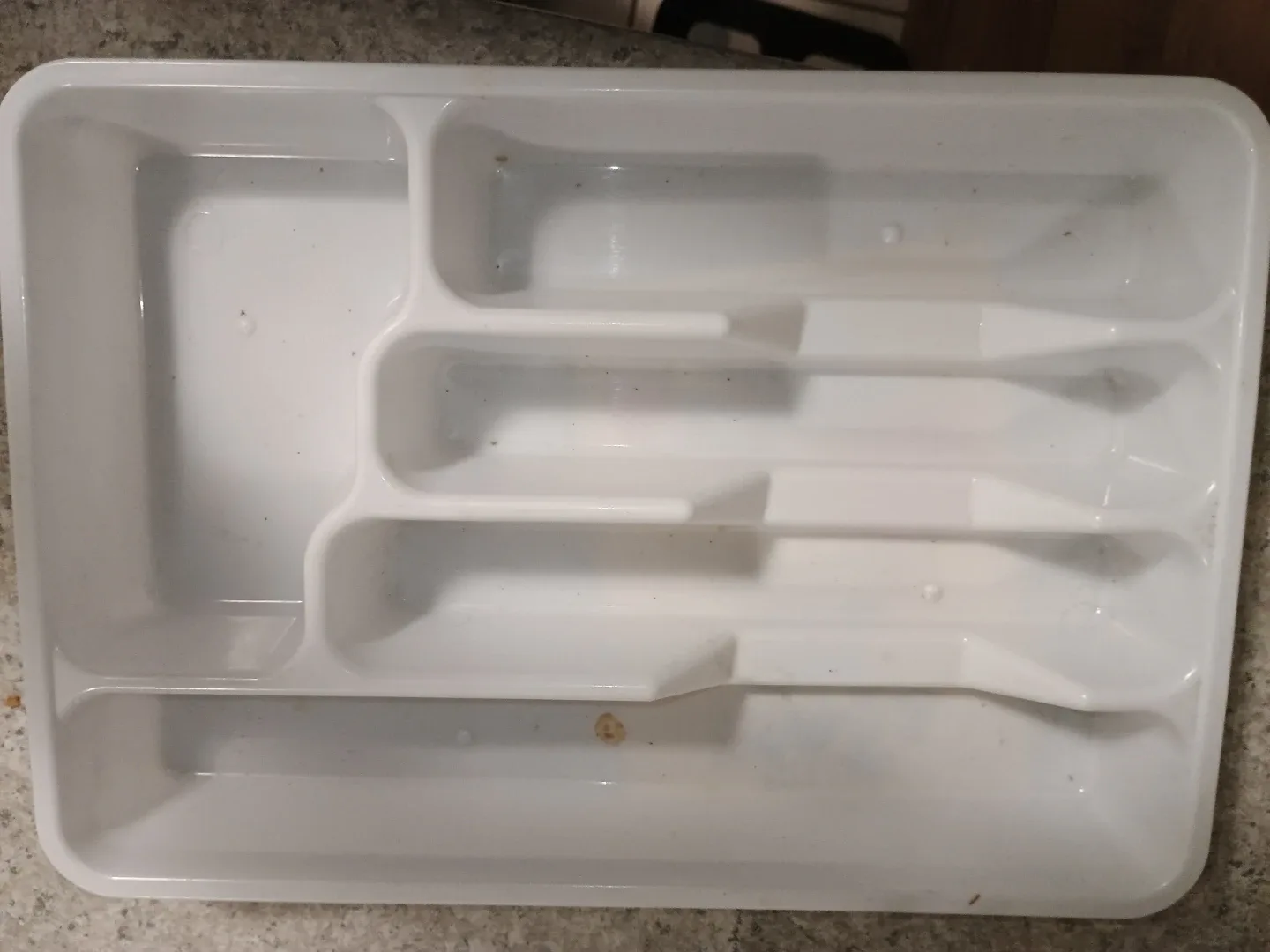 White Cutlery Drawer Organizer