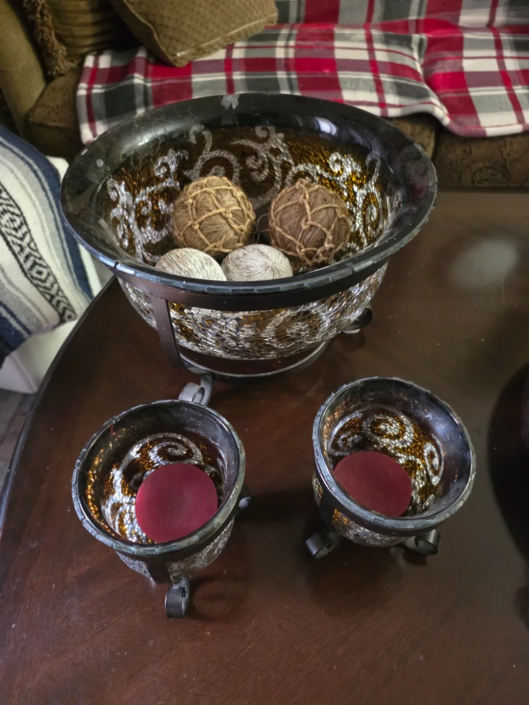 Mosaic Glass Bowl Set image indicator(2)