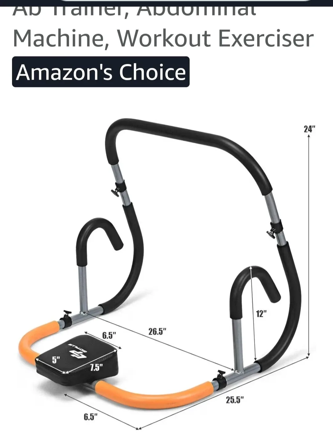Goplus Abdominal Exercise Machine image indicator(3)