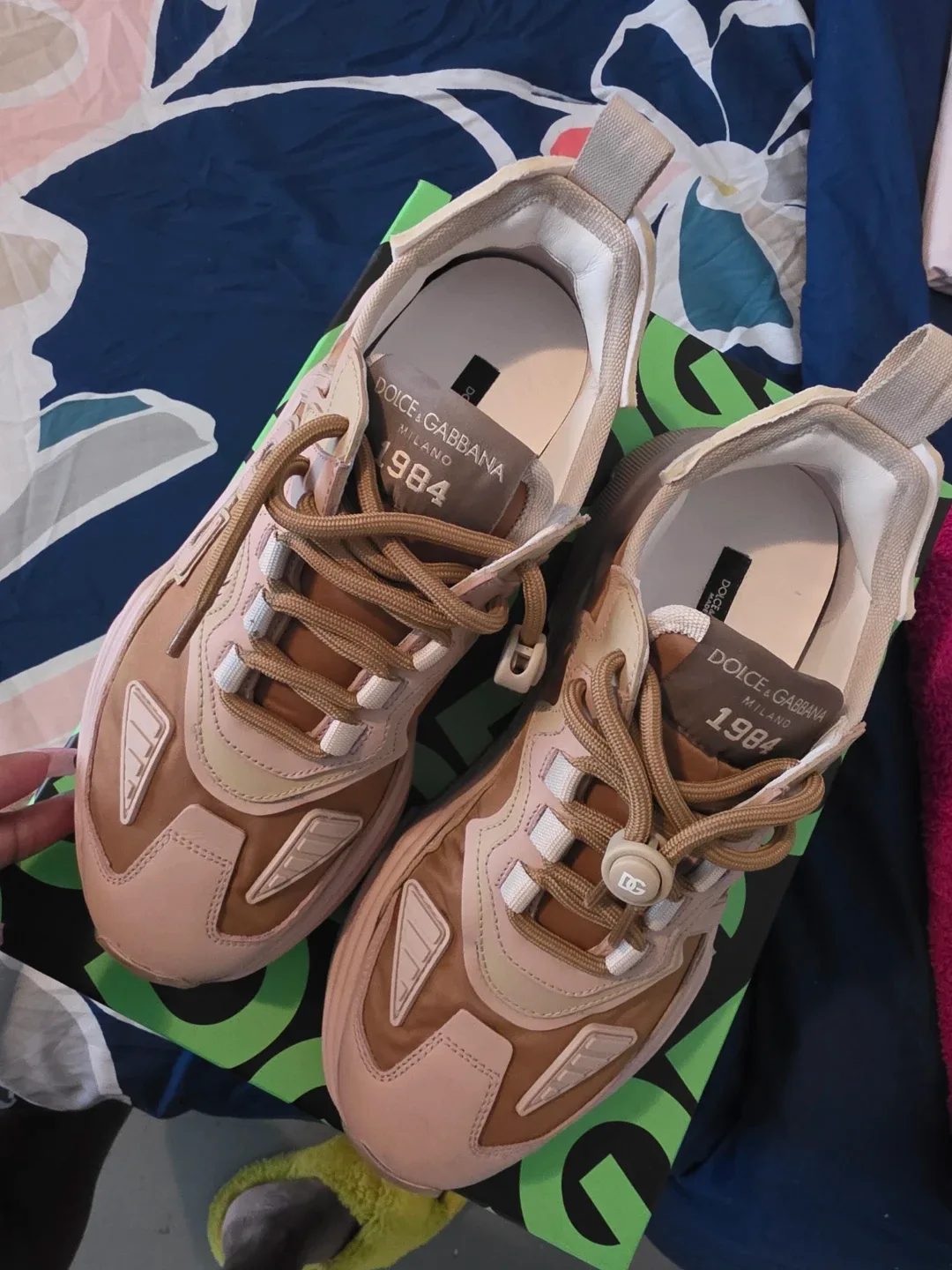 Dolce & Gabbana Multicolor Sneakers Size 40.5 image indicator(2)