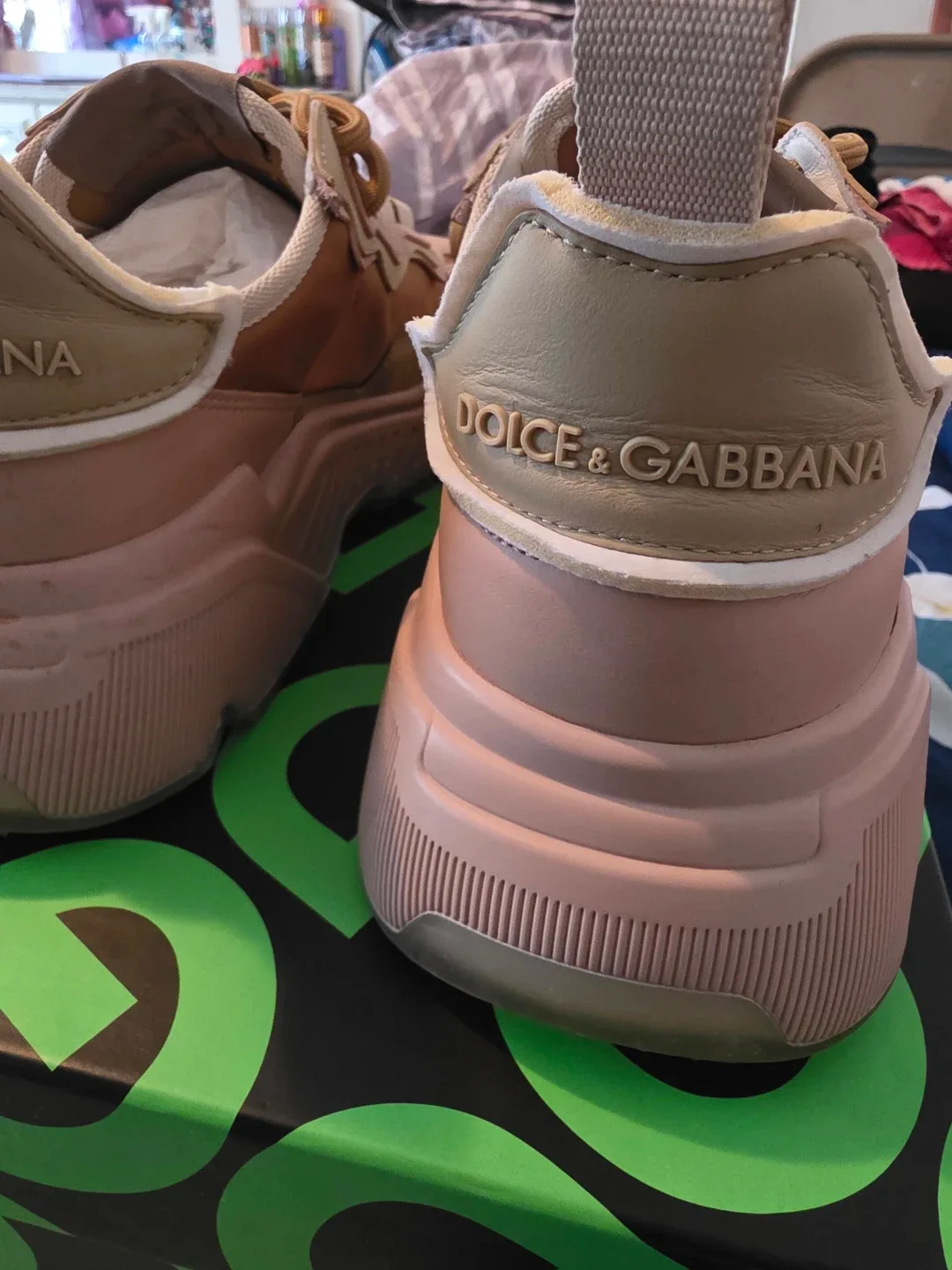 Dolce & Gabbana Multicolor Sneakers Size 40.5 image indicator(4)