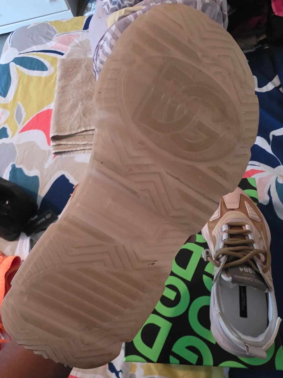 Dolce & Gabbana Multicolor Sneakers Size 40.5 image indicator(6)