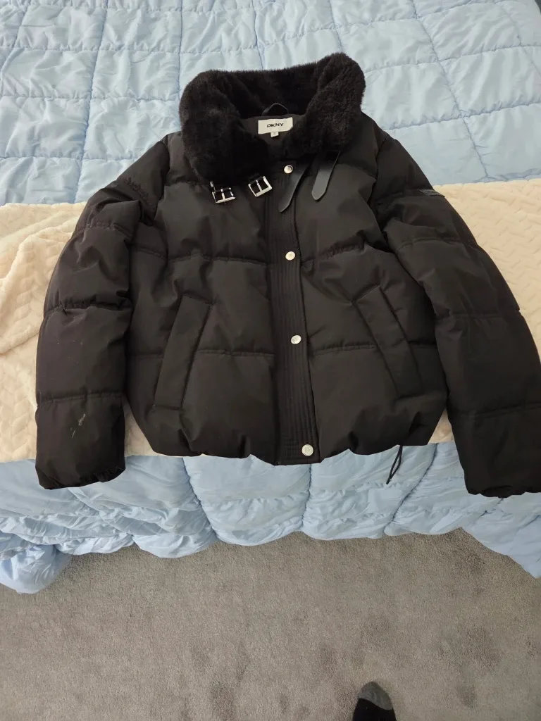 DKNY DL5MFU23 Black Puffer Jacket - Size M image indicator(10)