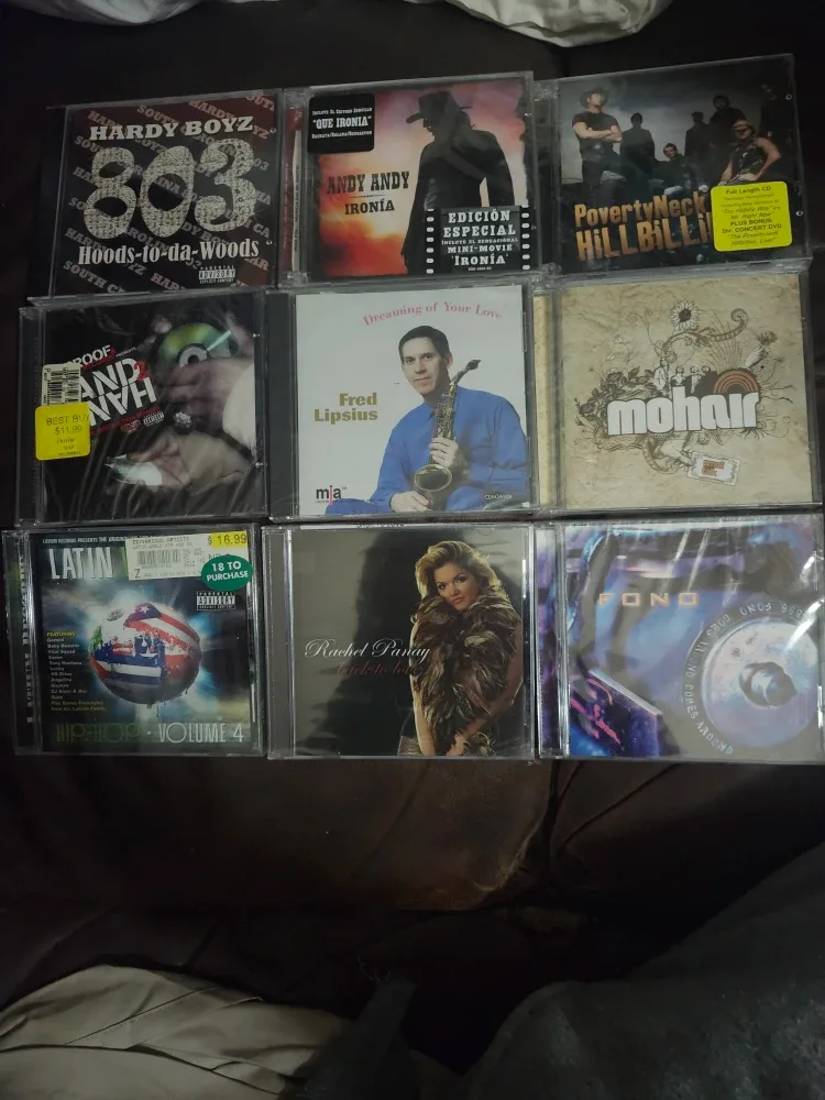 Mixed CD Collection - Hardy Boyz, Andy Andy, and More!