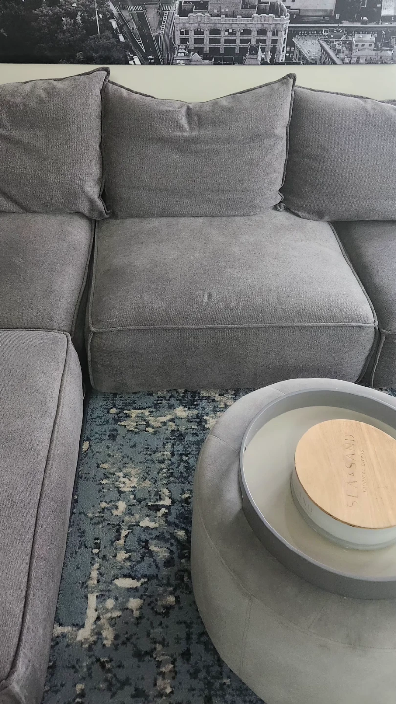 Grey Modular Sectional Sofa - photo 3