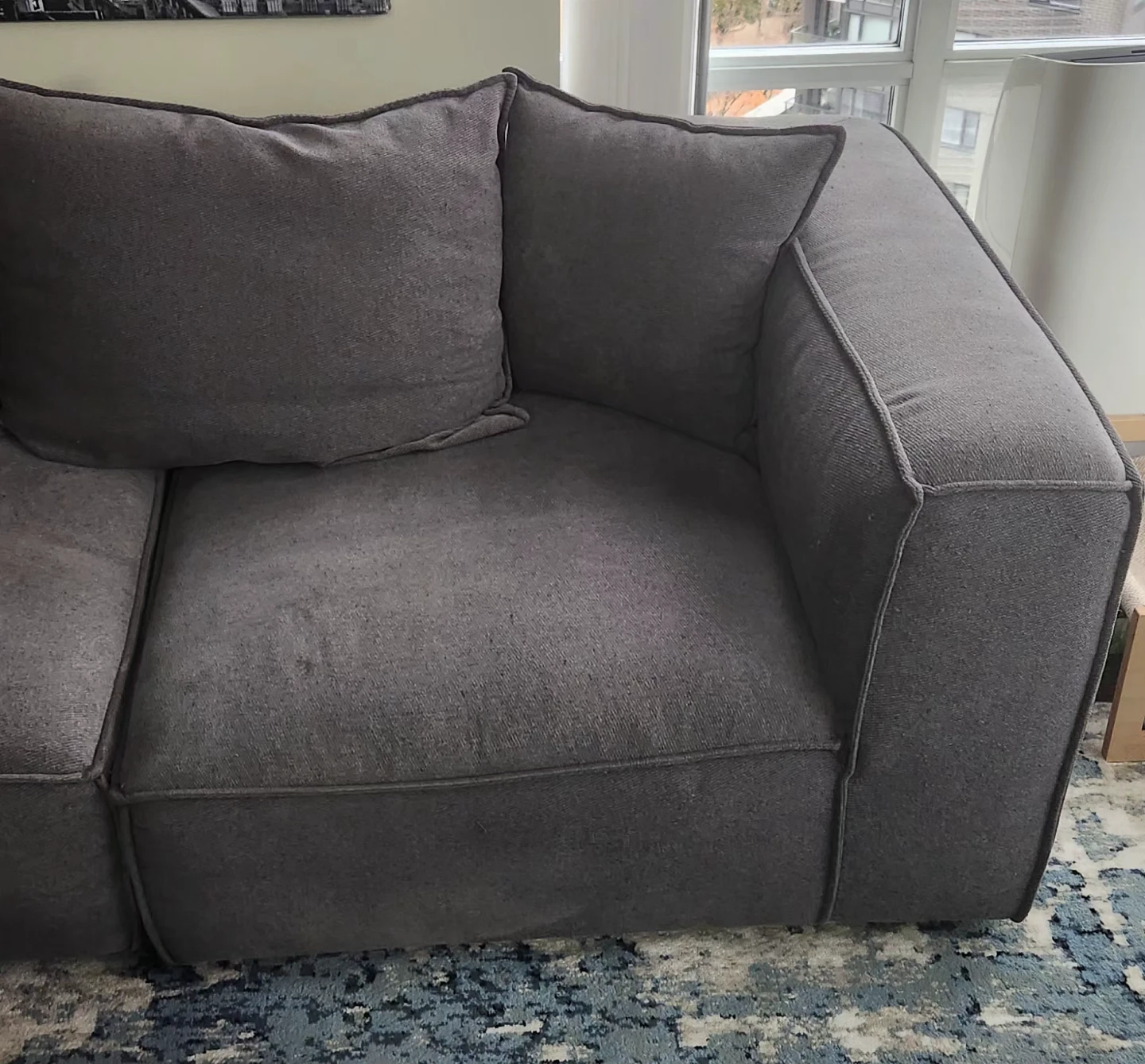 Grey Modular Sectional Sofa - photo 4