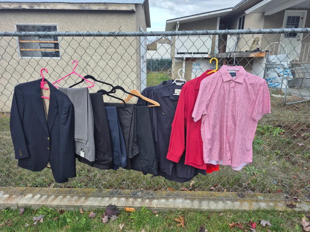 Men's Suit Jacket, Pants, Shirts & Ties - Large Size