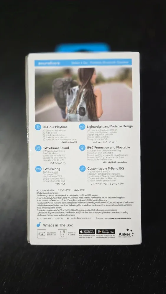 New Soundcore Select 4 Go Bluetooth Speaker image indicator(3)