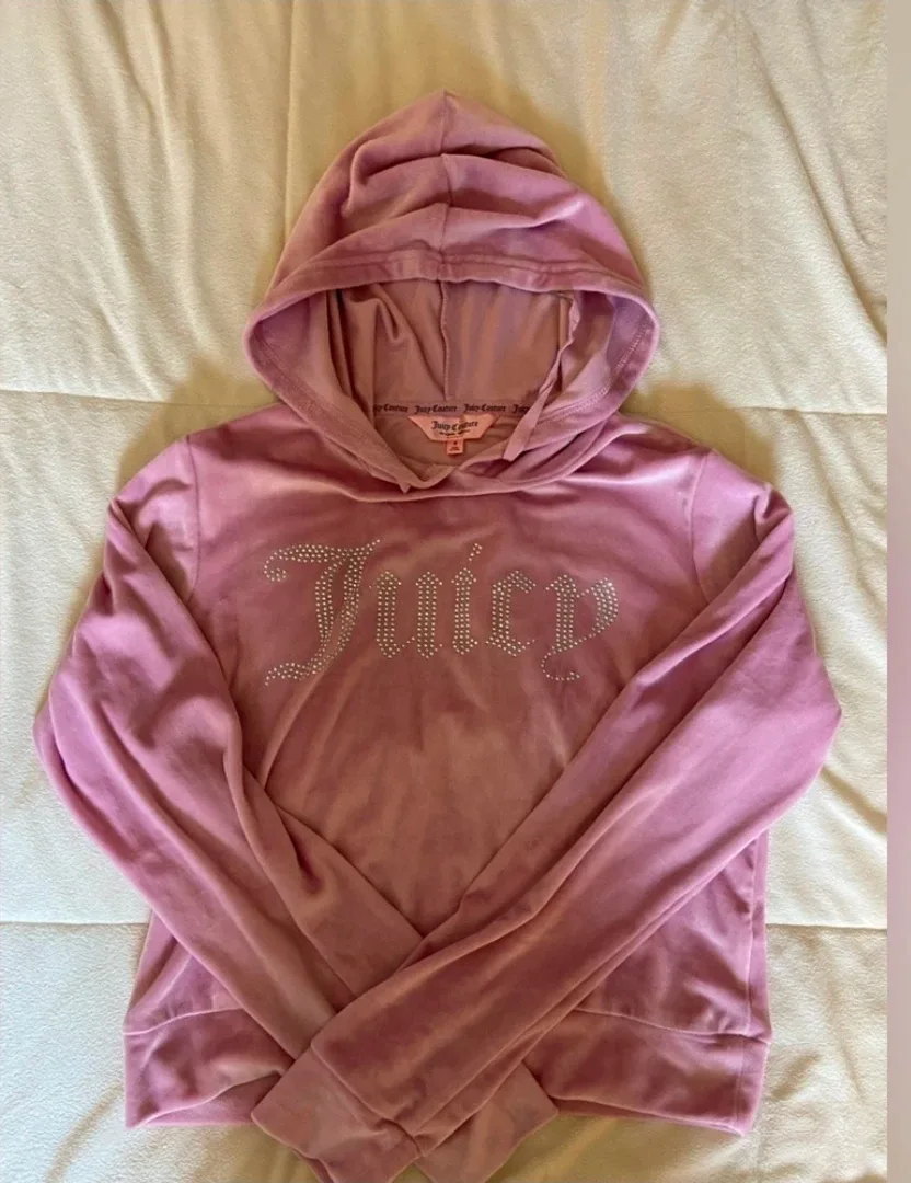 Juicy Couture Pink Velour Hoodie image indicator(5)