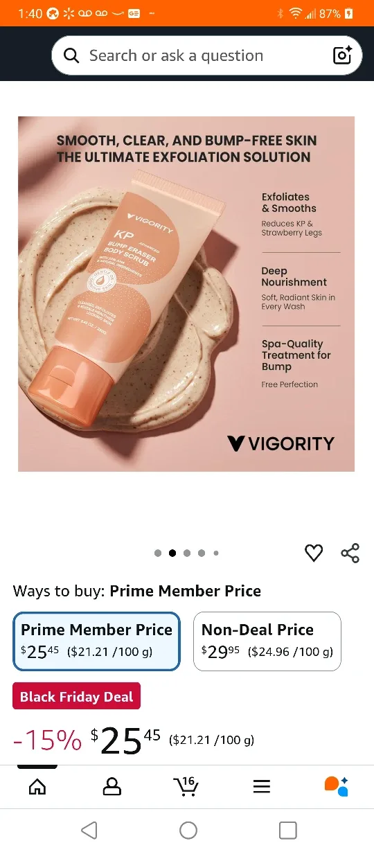 🧡SIX SEALED BOXES OF VIGORITY ERASER & NATURAL BODY SCRUB NEW image indicator(2)