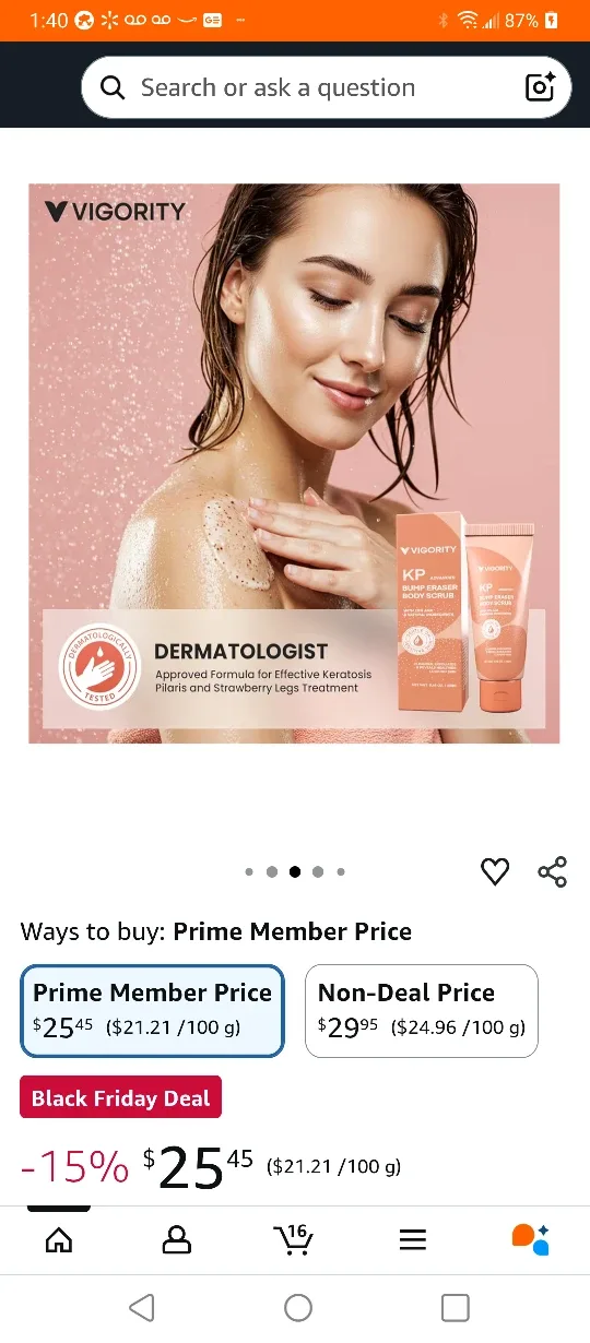 🧡SIX SEALED BOXES OF VIGORITY ERASER & NATURAL BODY SCRUB NEW image indicator(4)