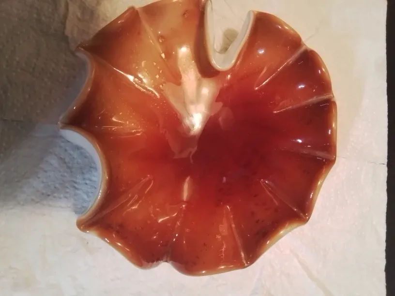 Vintage Brown & White Candy Dish / Ashtray image indicator(3)