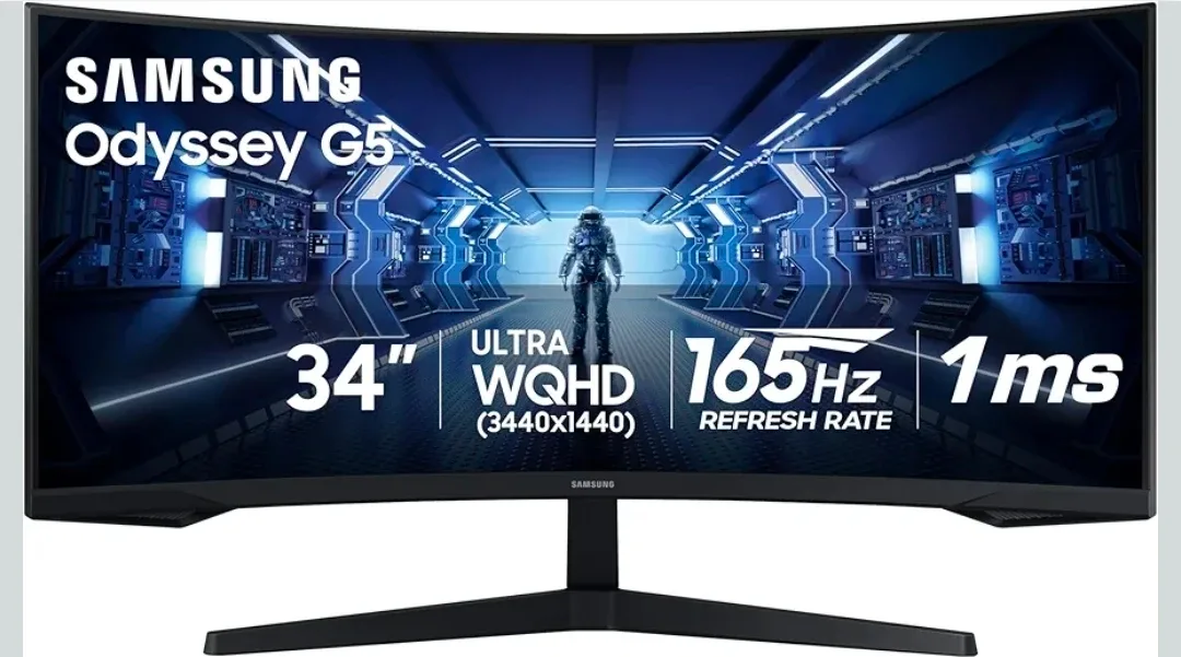 Samsung Odyssey G5 34 inch Curved Gaming Monitor(New, unopened.)