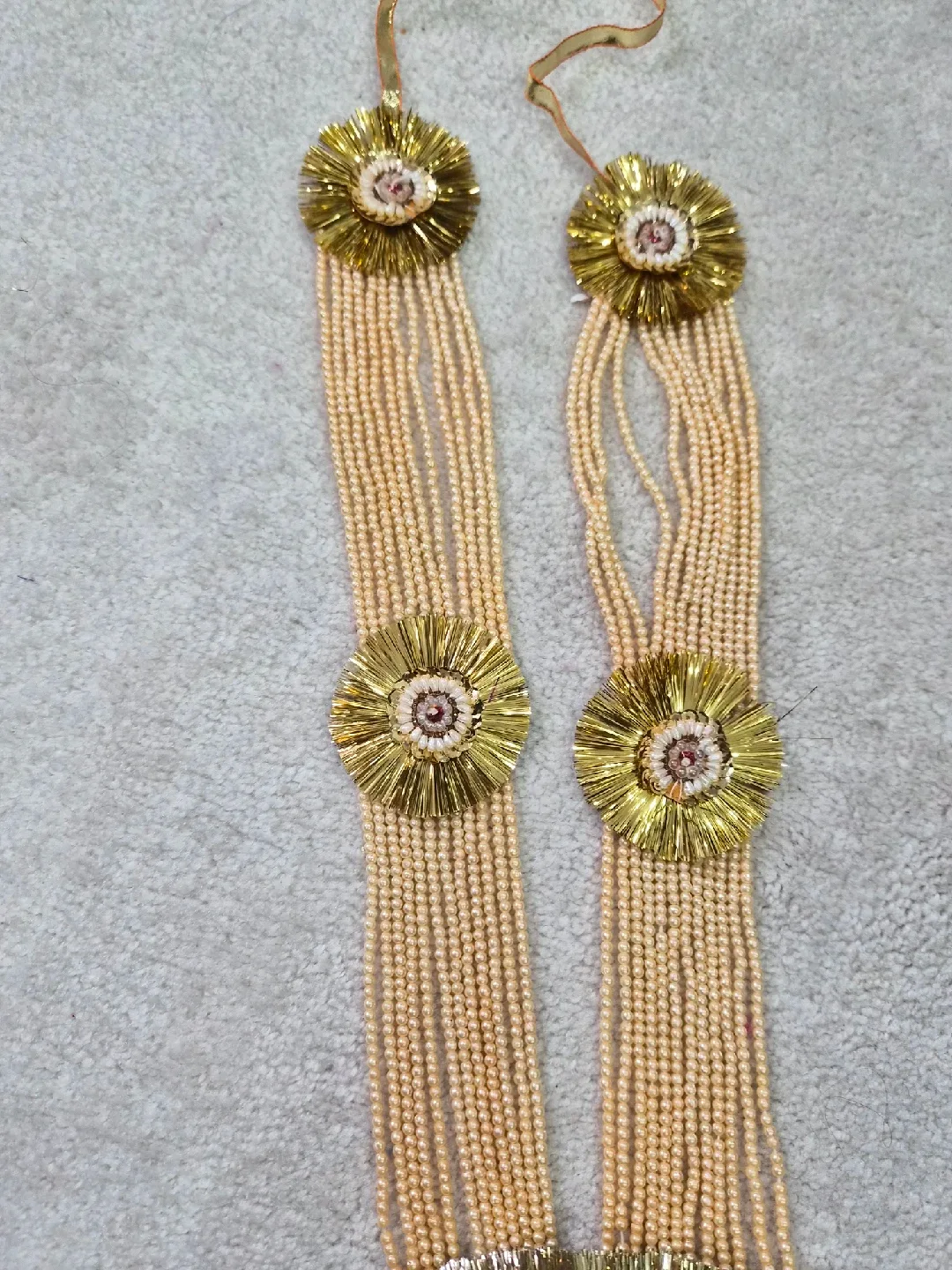 Decorative Beaded & Sequined Necklace Haars image indicator(2)