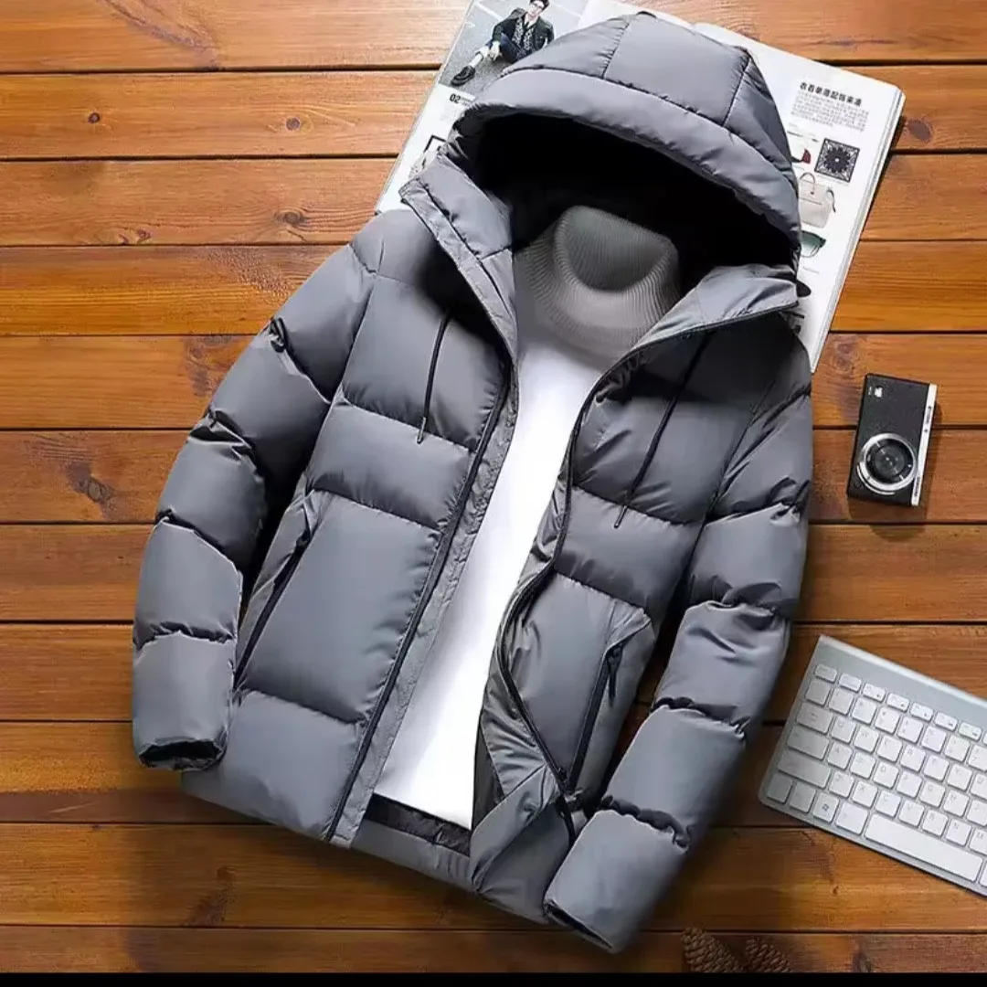 Grey Puffer Jacket