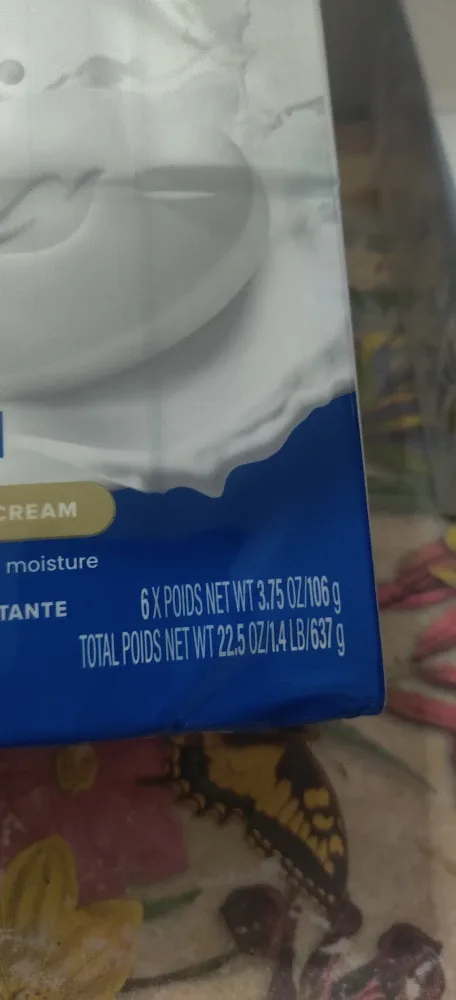 Dove Original Moisturizing Cream Beauty Bar (6 Bars)x 2 image indicator(4)