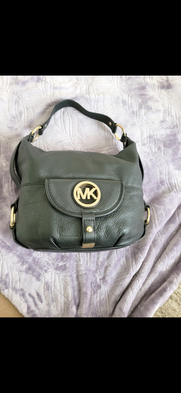 Michael Kors Black Leather Hobo Bag