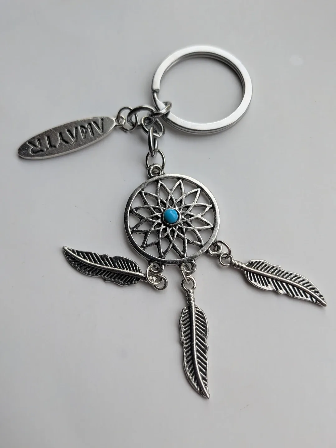 Dreamcatcher Keychain with Feathers thumbnail