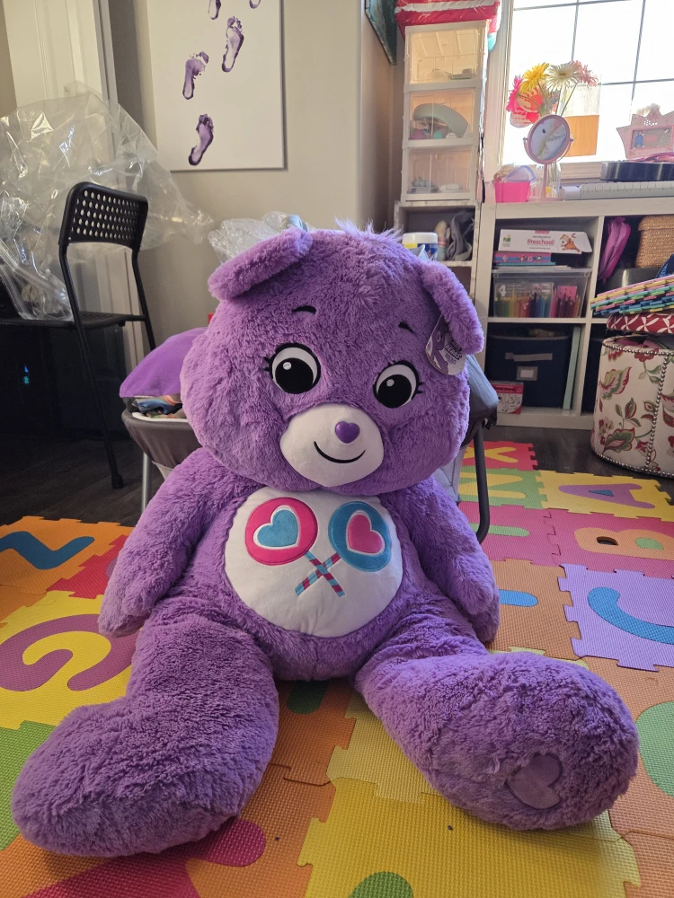 Giant Care Bear Plush - Purple - photo 2