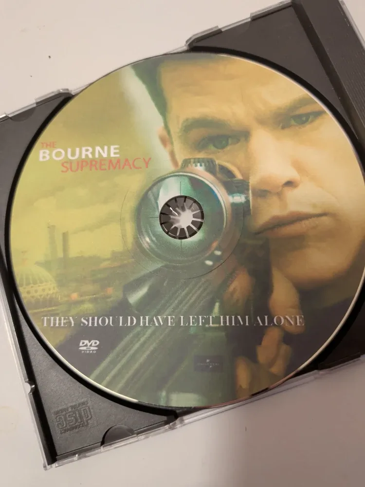 The Bourne Supremacy DVD,  no sleeve
