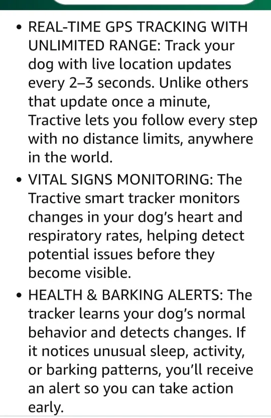 Brand New Tractive Smart Dog GPS tracker image indicator(9)