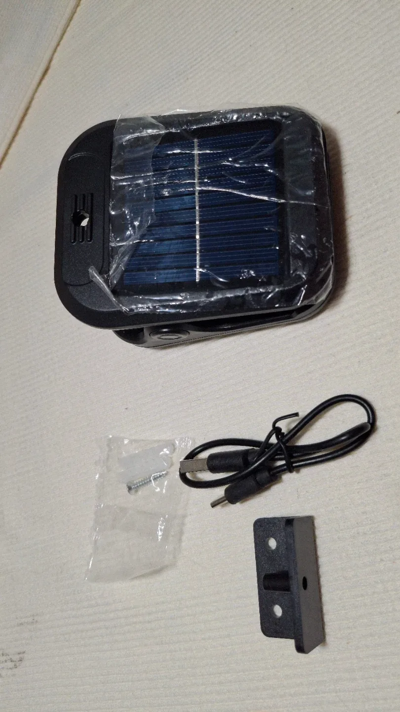 Solar Powered clip on lamp usb image indicator(4)