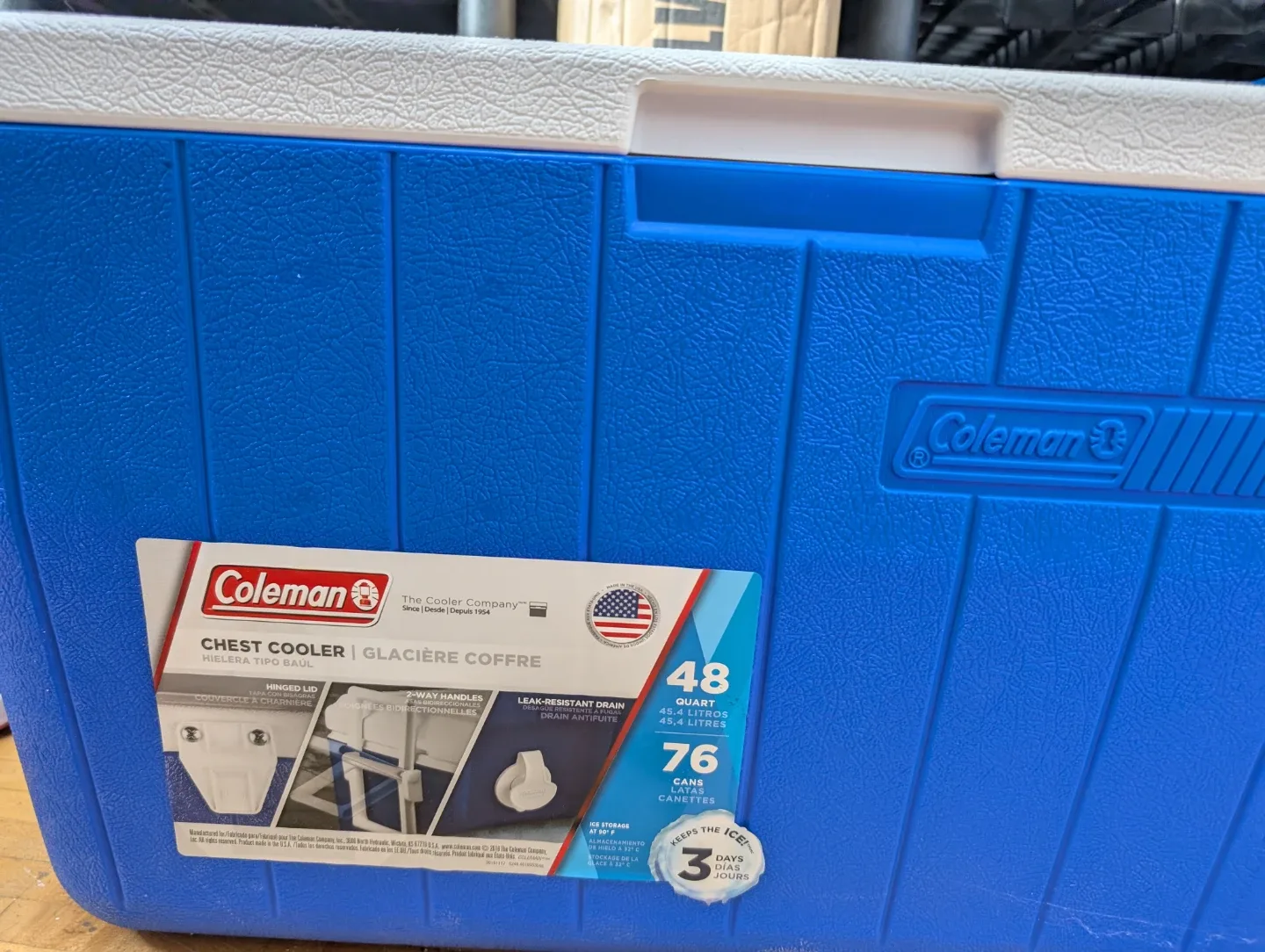 Brand NEW Coleman 48 Quart Chest Cooler thumbnail