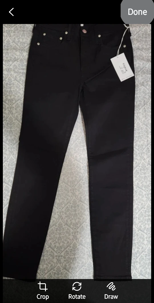 Edwin Pixie Black Jeans Size 27 - New with Tags! - photo 2