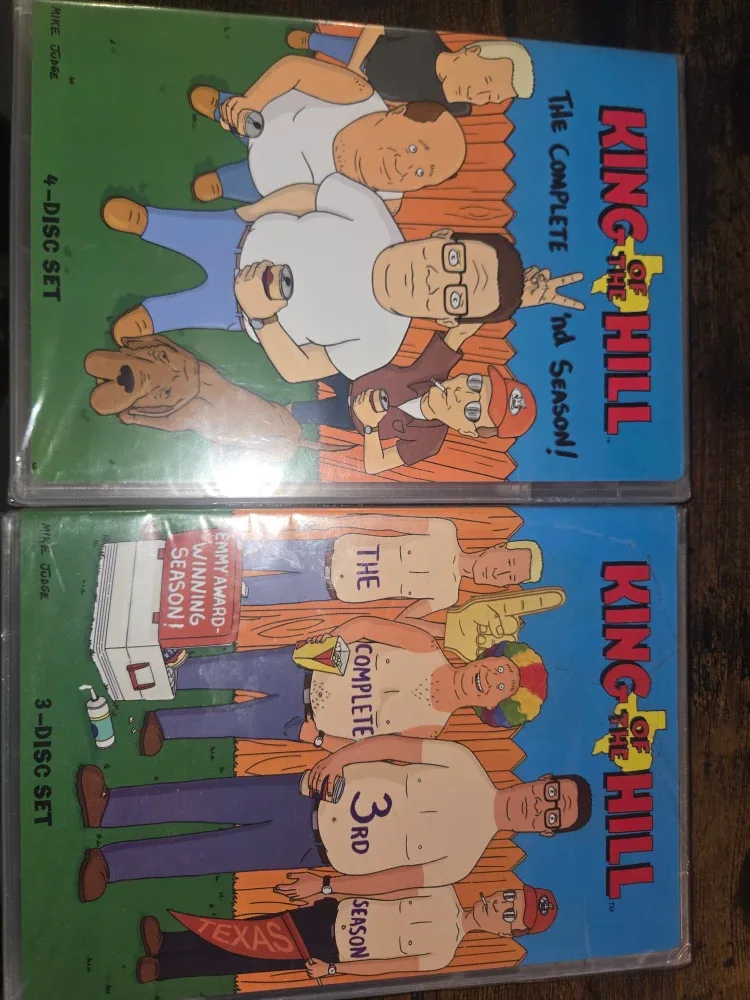 Still Sealed King of the Hill Complete Seasons 2 & 3 DVD Sets
