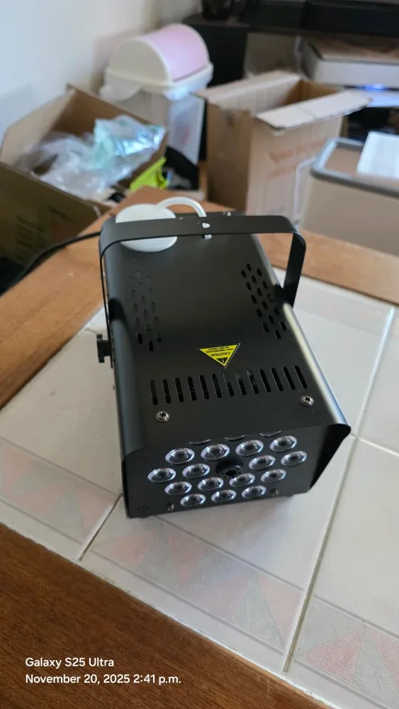 MOSFiATA Fog Machine with 18 RGB LED Lights image indicator(7)