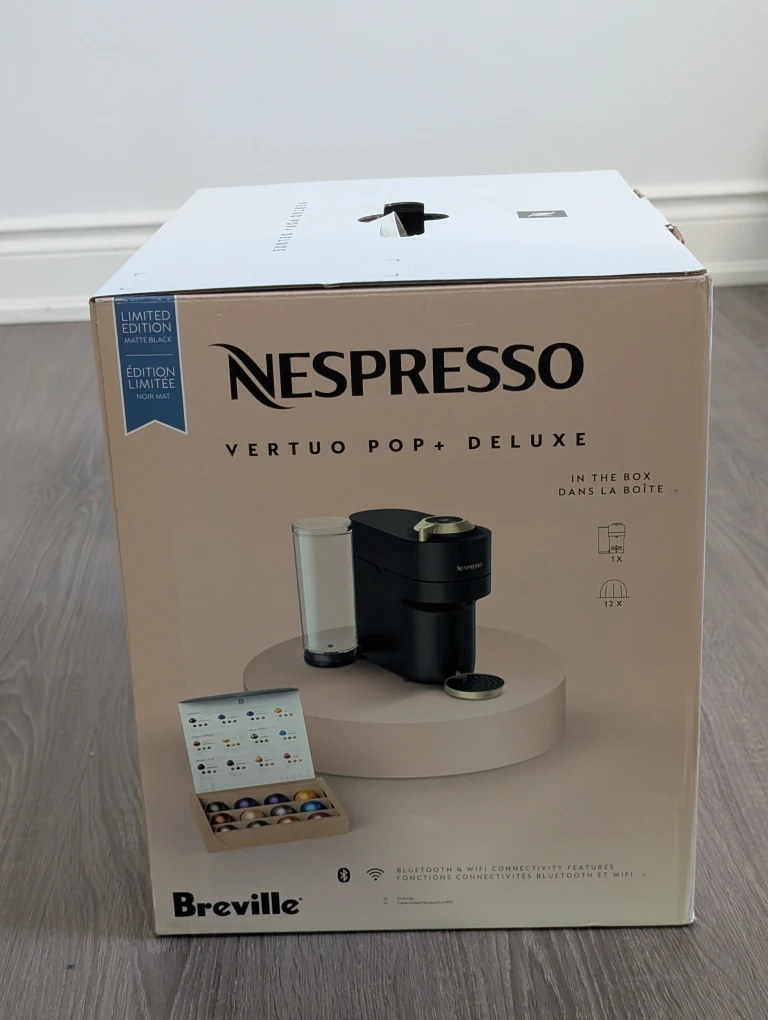 Nespresso Vertuo Pop+ Deluxe Matte Black