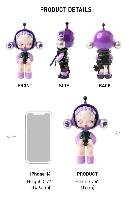 Pop Mart Stay Wild Space Molly Figurine - photo 2
