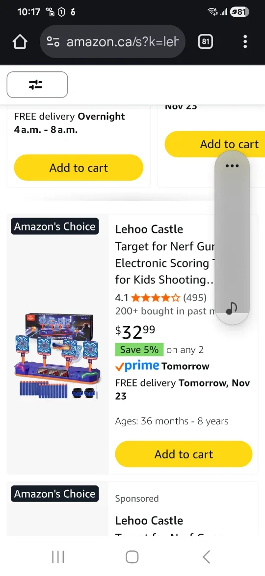 Lehoo Castle Electronic Shooting Target - New in Box! image indicator(4)