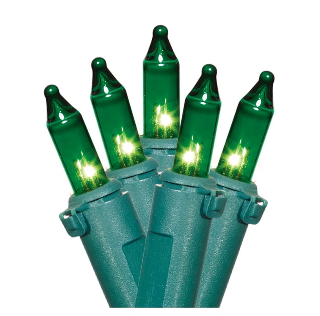 Holiday Time Mini String Lights - Green & Red - photo 3