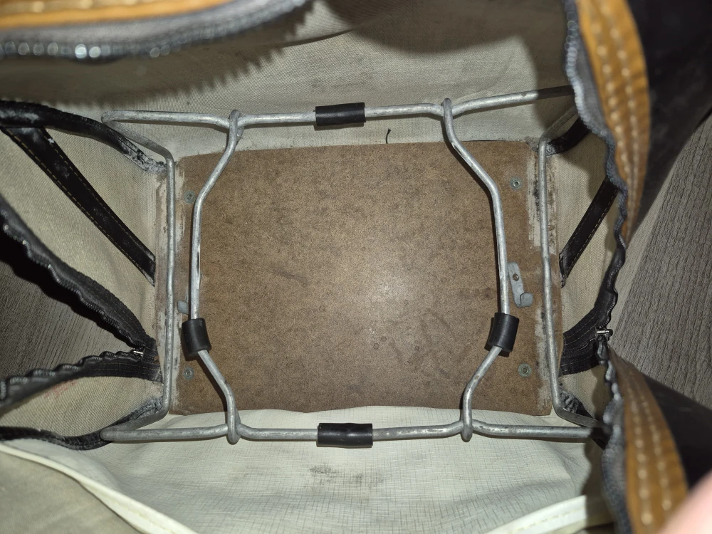 Vintage Bowling Bag - Brown & Black - photo 2