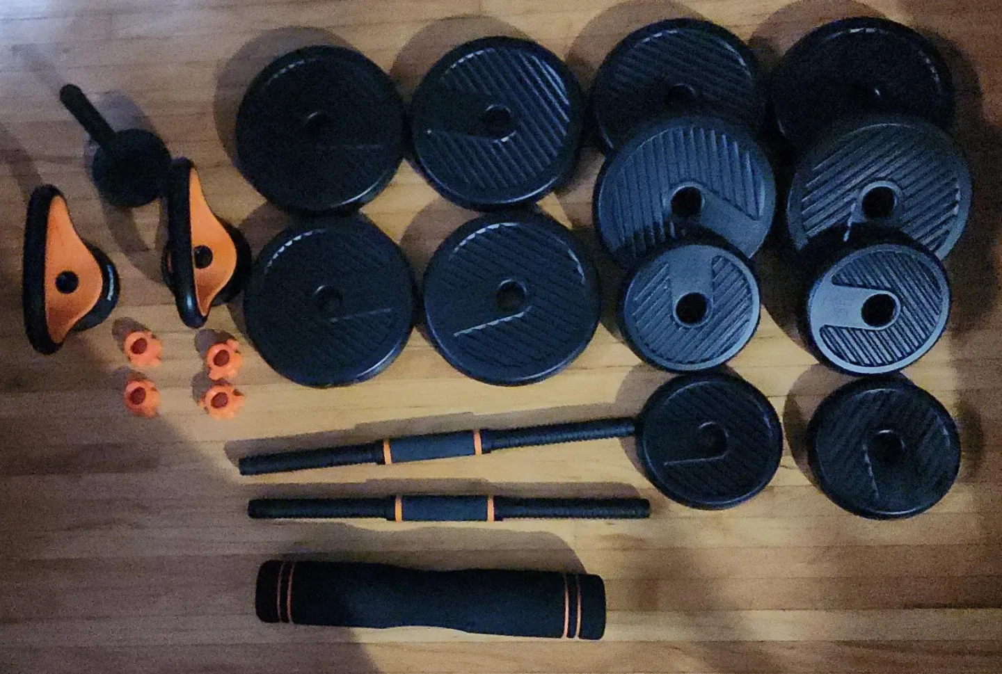 50Lbs Adjustable Dumbbell and Kettlebell Set