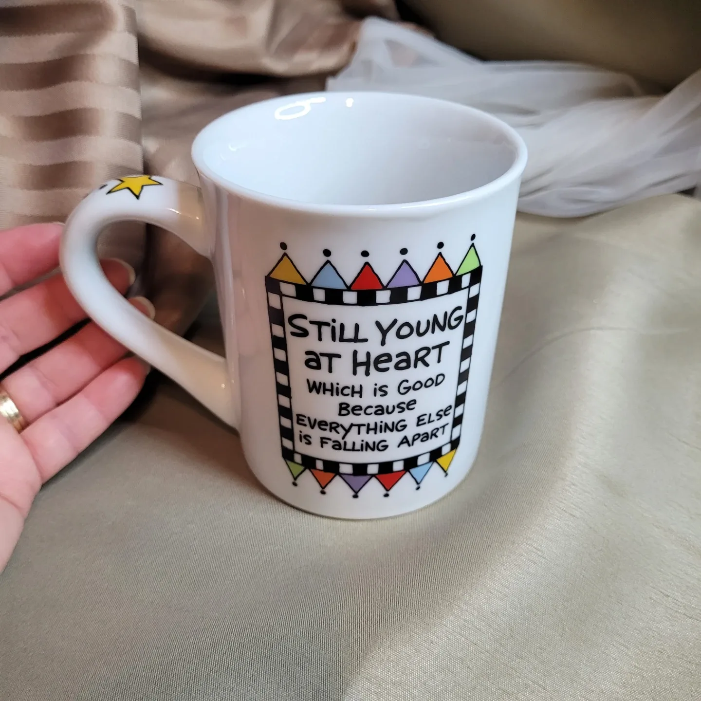 4 1/4" x 3 1/2" - 40 Years Old Mug image indicator(9)