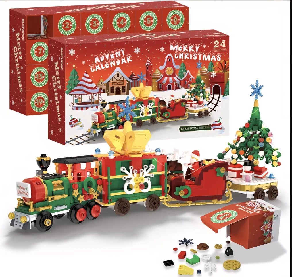 BLSFXROE Christmas Advent Calendar - Train Set