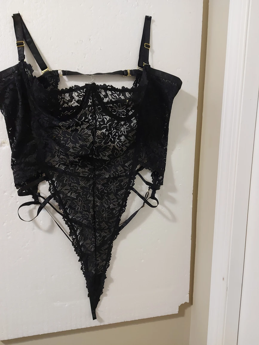 Black Lace Bodysuit - photo 2