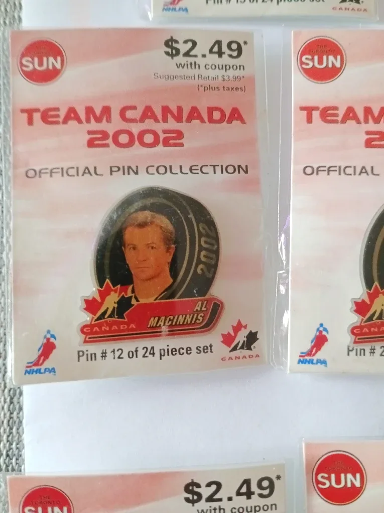 Team Canada 2002 Official Pin Collection image indicator(3)