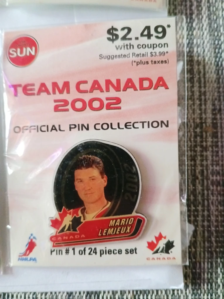 Team Canada 2002 Official Pin Collection - photo 4