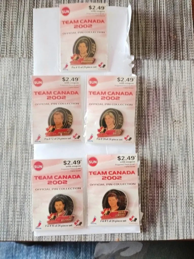 Team Canada 2002 Official Pin Collection image indicator(6)