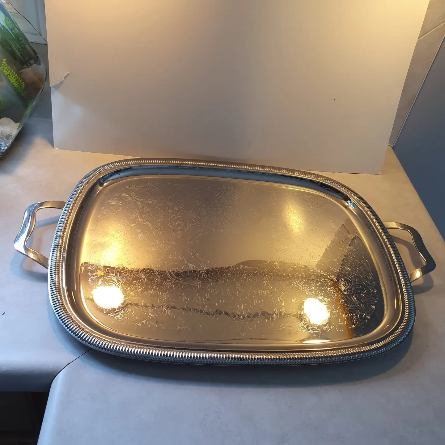 Silver Plated Serving Tray