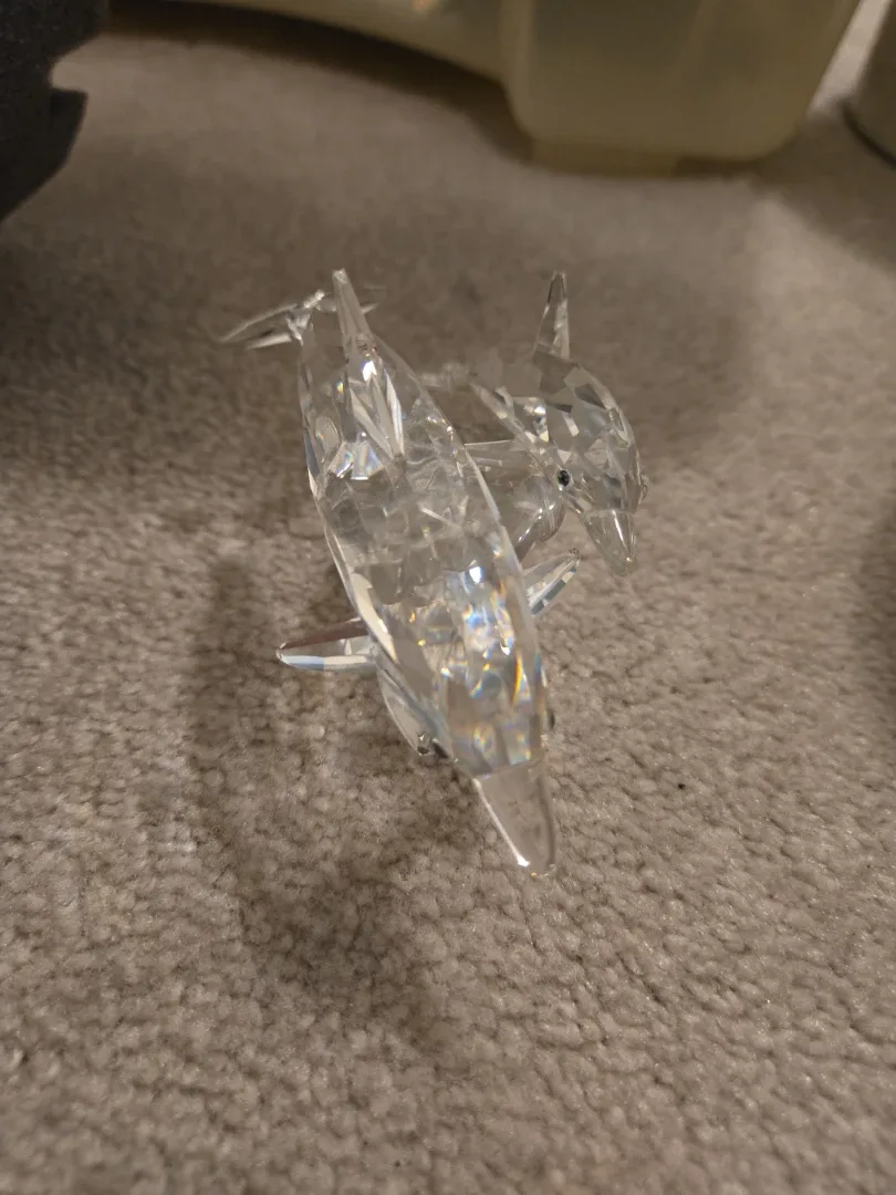 Swarovski SCS Annual Edition 1990 "Lead Me" The Dolphins image indicator(2)