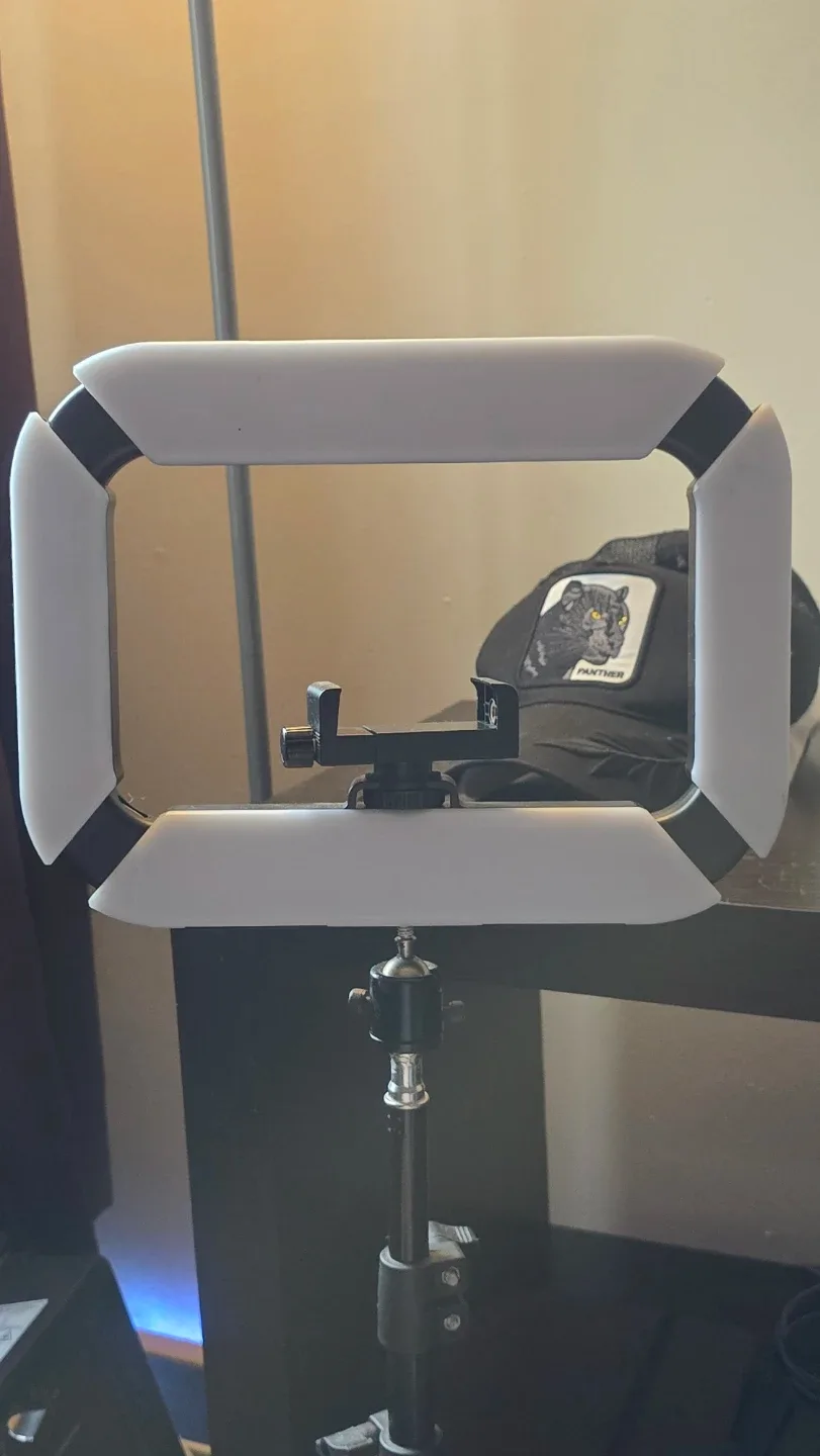 Square LED Ring Light with Tripod Stand